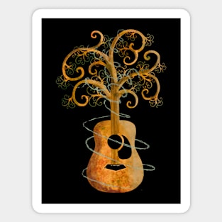 Guitar Tree Magnet